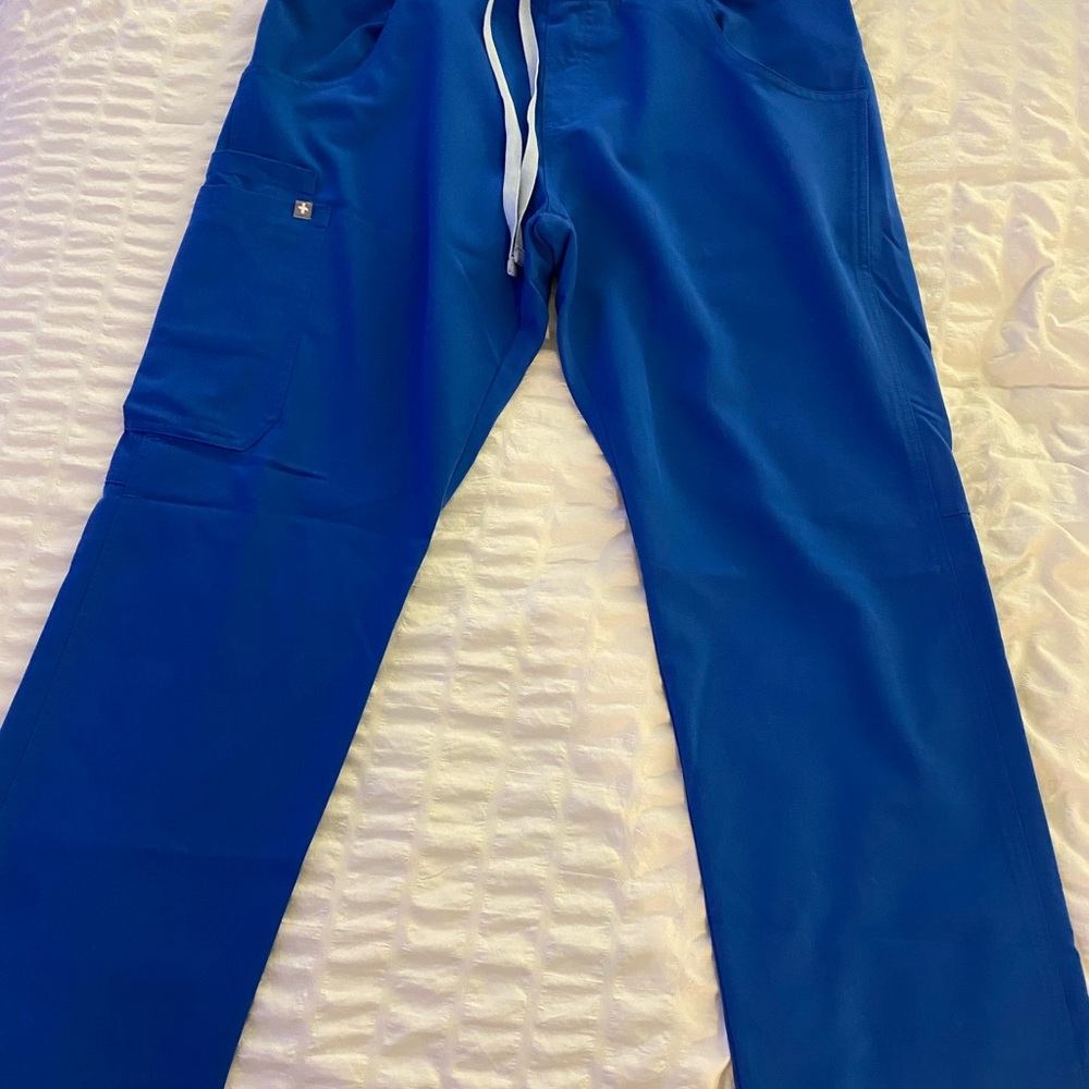 Figs Royal Blue Scrub Pants